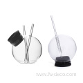 Creative Drinking glass Cup Water Glasses With Straw